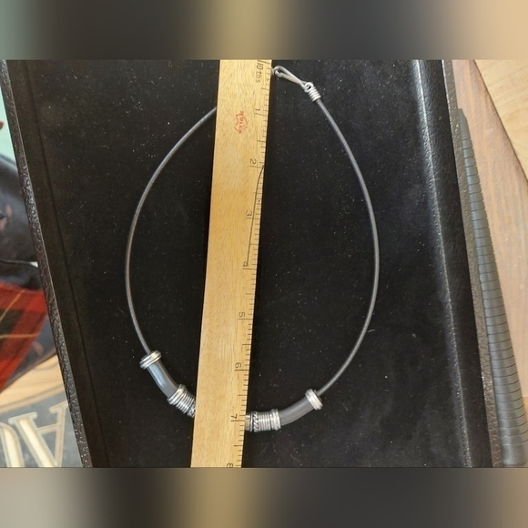 Steel Spacers Necklace and Bracelet Set - Picture 4 of 10